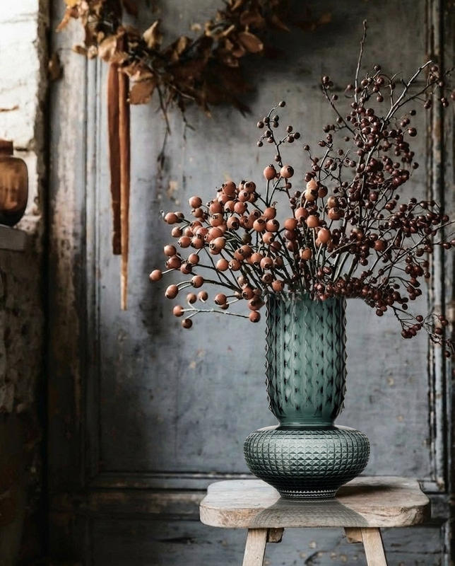 Die Sapphire Jewel Vase – Blau – L
