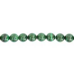 Malakit tråd - 12 mm kuglesten