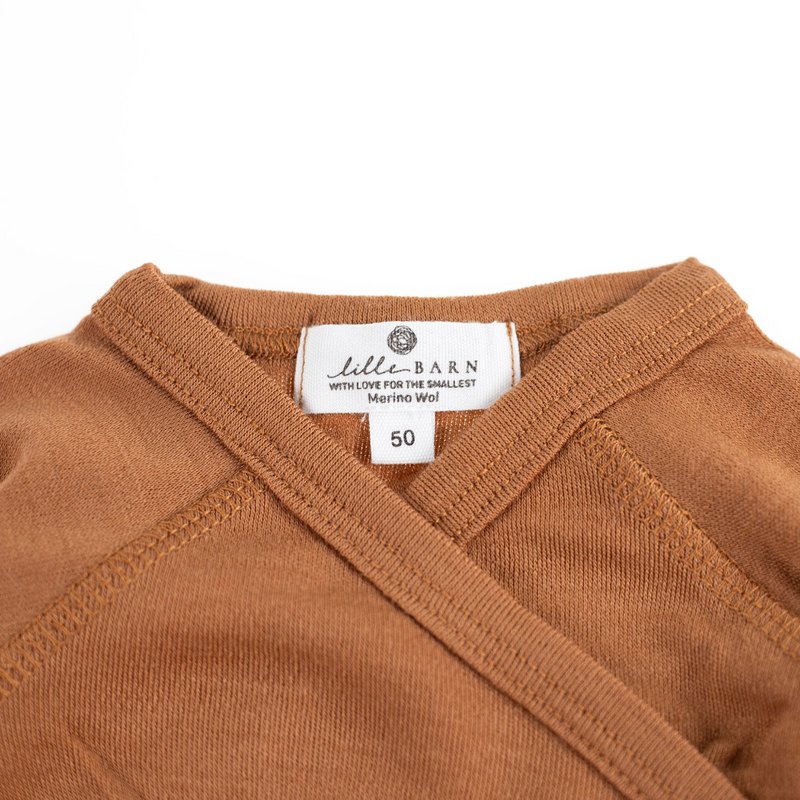Tutina avvolgente in lana maniche lunghe - Lana Merino - Olio di Argan