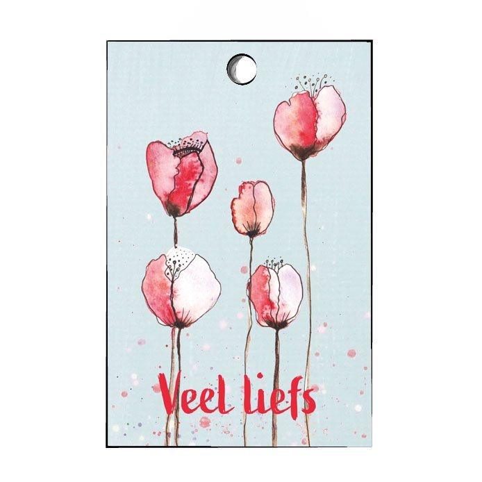 Mini-card Flowers Love