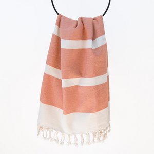 Hammam towel organic cotton Dalya terracotta