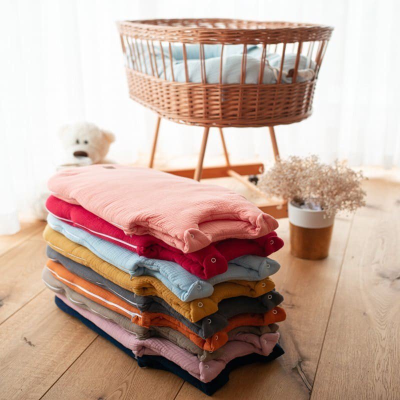 SAC DE NOUS NOUS EN MOUSSELINE BIO TOG Blush M