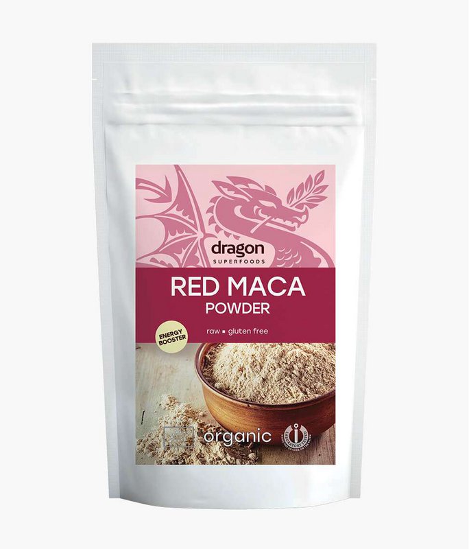 Maca Red, powder, organic, Dragon Superfoods, 100g