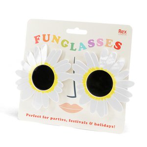 Funggläser - Weiße Gänseblümchen -Sonnenbrille