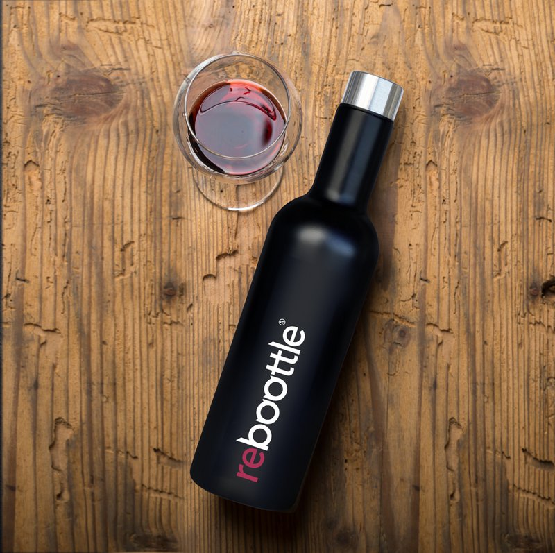 fles · 750ml THERMO NEGRO - Duurzame drinkfles