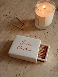 Streichholzschachtel aus Keramik – J'adore Christmas