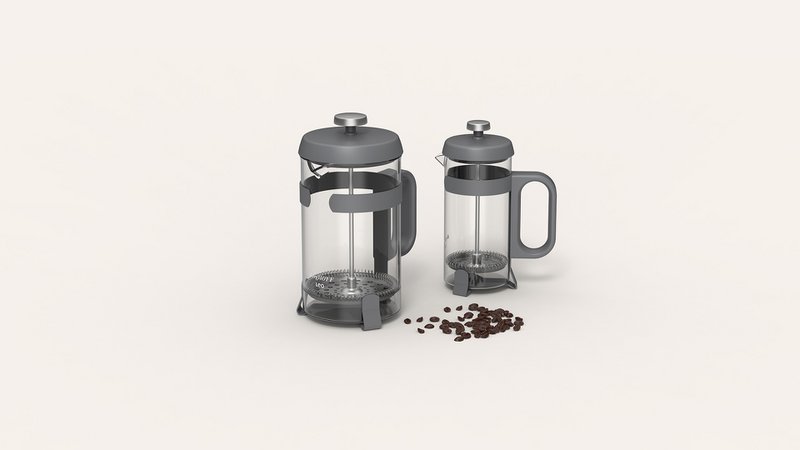 Leo -Kaffee und Theeper Anthrazit 0,35 l