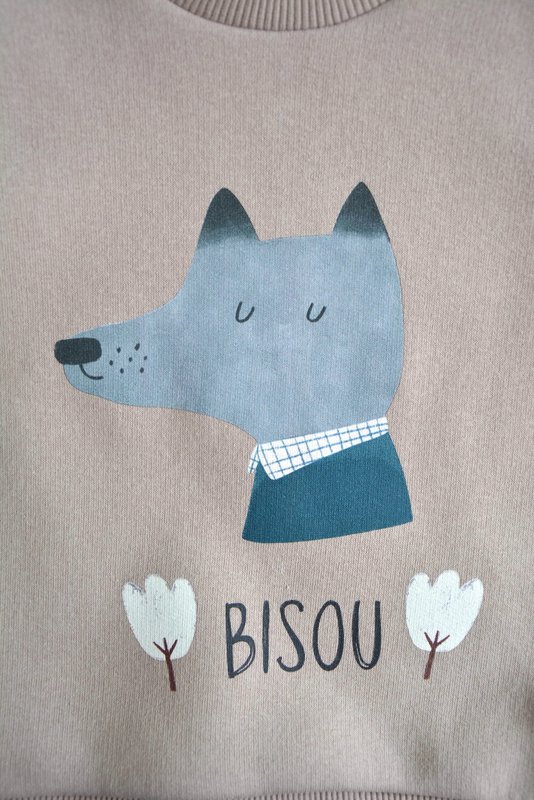 Valentin sweatshirt - Wolf