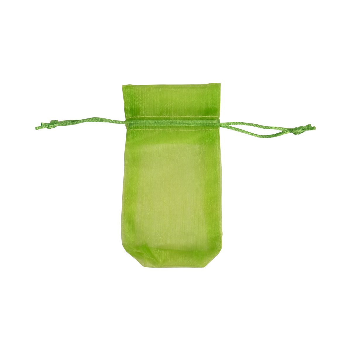 S Chiffon Verpackungsbeutel licht groen, 8x14cm