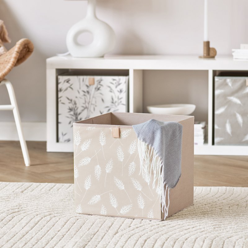 “Pampasgrass” storage box, fleece