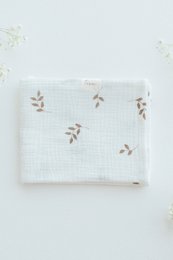 TISU muslin, flødeblade