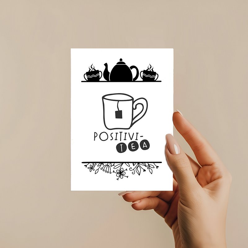 Enkelt te gavekort positivitea A6