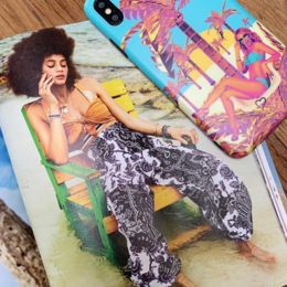 Gyldent palme Miljøvenligt iPhone cover