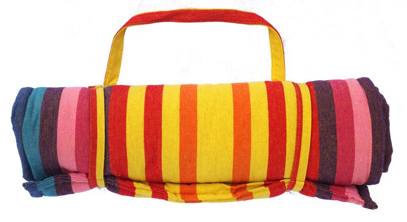 Strandmatratze zum Rollen