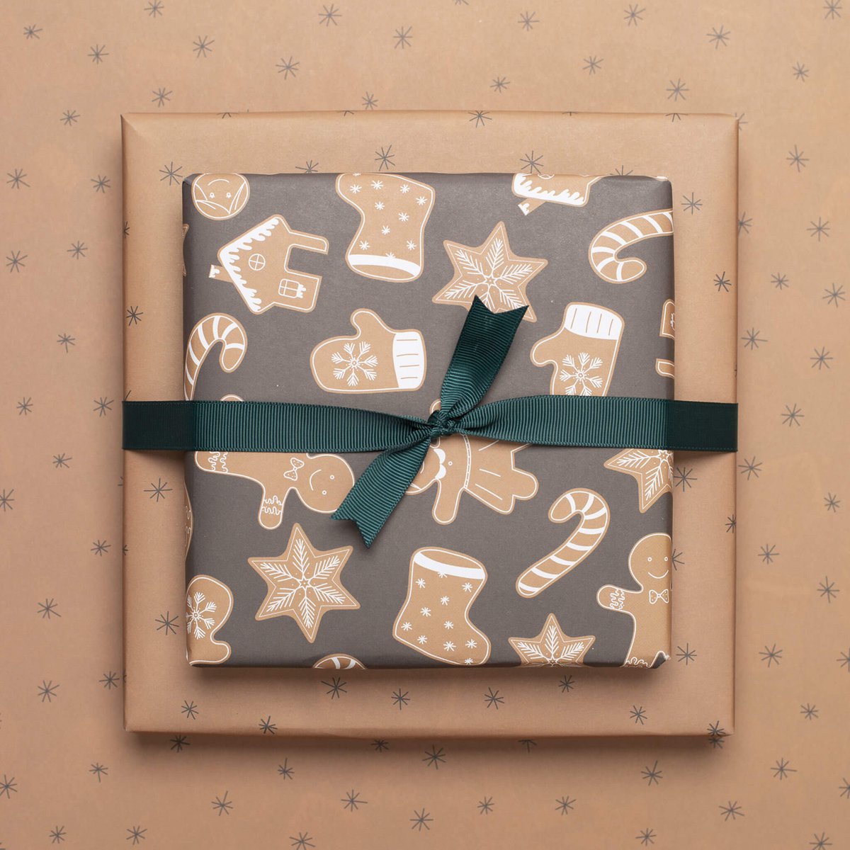 Geschenkband Tannengrün, dunkelgrünes Schleifenband gut zu binden, 16mm x 5m grünes Ripsband zum Weihnachtsgeschenke verpacken