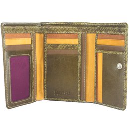 Sunsa Damen Geldbörse. Leder Geldbeutel. Portemonnaie mit RFID Schutz. Brieftasche aus Leder. Große Geldbörse für Frauen mit vielen Kreditkartenfächern- Wallet für Damen, Geschenkidee