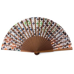 Alhambra inspirierte Seidenhand -Fan -Comares
