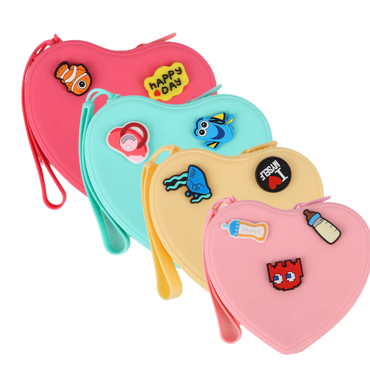 SARTER PACK - Pochettes et trousses en silicone à customiser - Bar à charms /DIY 