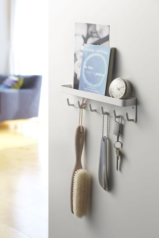 Yamazaki Smart Key Rack med bakke magnetisk