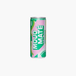 Passionfruit craft soda can with a refreshing and positive vibe. The can features a colorful hand print design and indicates that the soda is a Dutch craft product with natural energy and a positive mood.