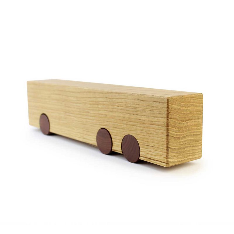 Wooden Bus - Lex Pott - 'Solid Cars Series' - Solid oak 