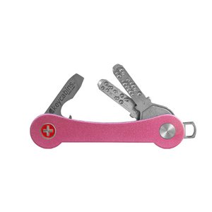 Key organizer aluminum S1 pink