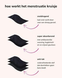Menstruationsbukser drengekorte piger – super absorption (rubin)