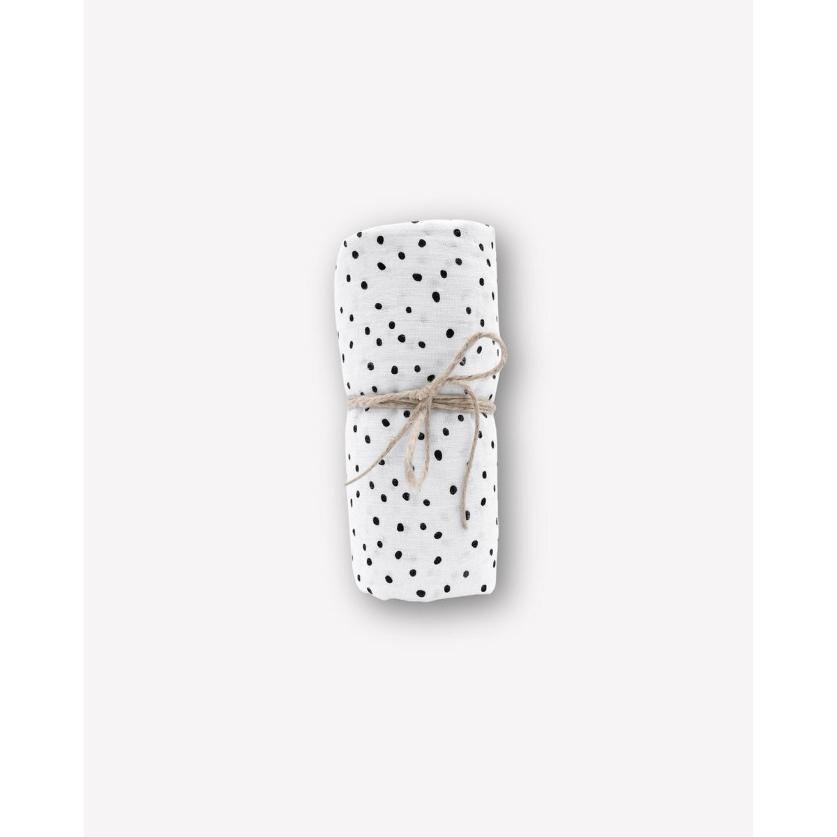 Mousseline coton bio 120x120cm • Pois
