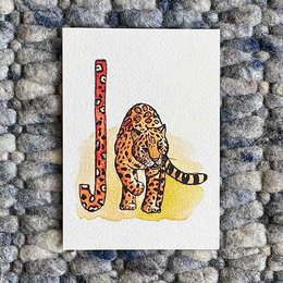Tarjetas ABC de animales (tamaño A6)