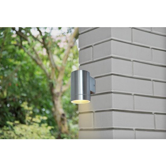FlinQ wall lamp outdoor chrome NOX I.