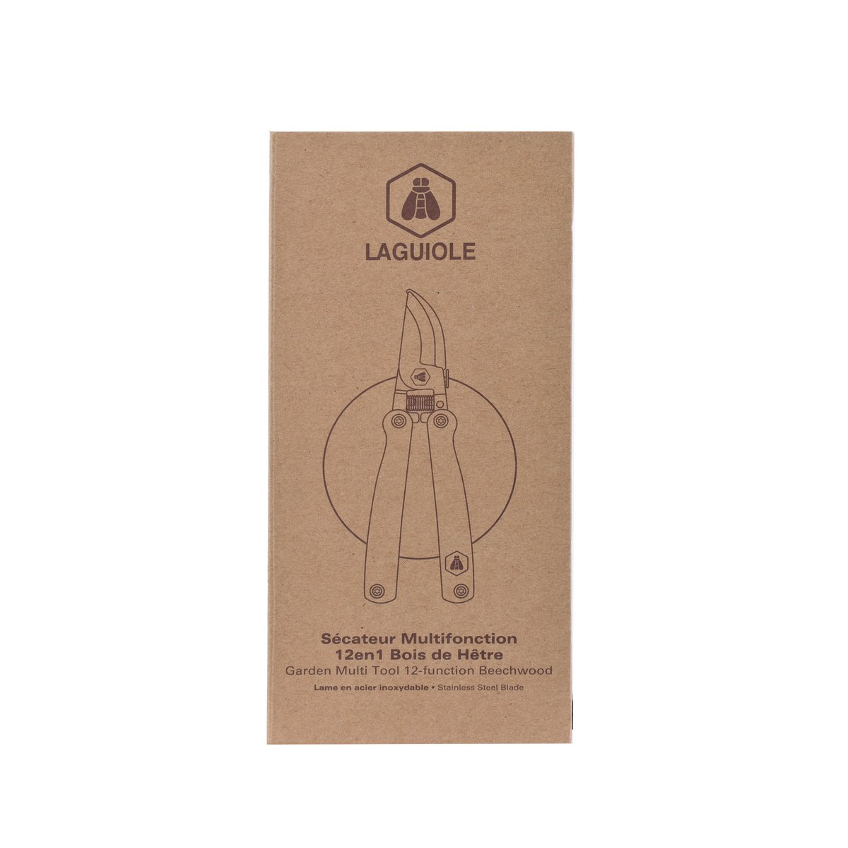Laguiole Multifunction 12 in 1 in beech wood