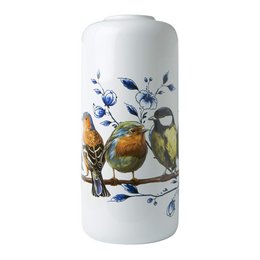 Vase cylindrique Oiseaux de la forêt