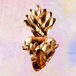 Mini Sacred Heart Gold Piged