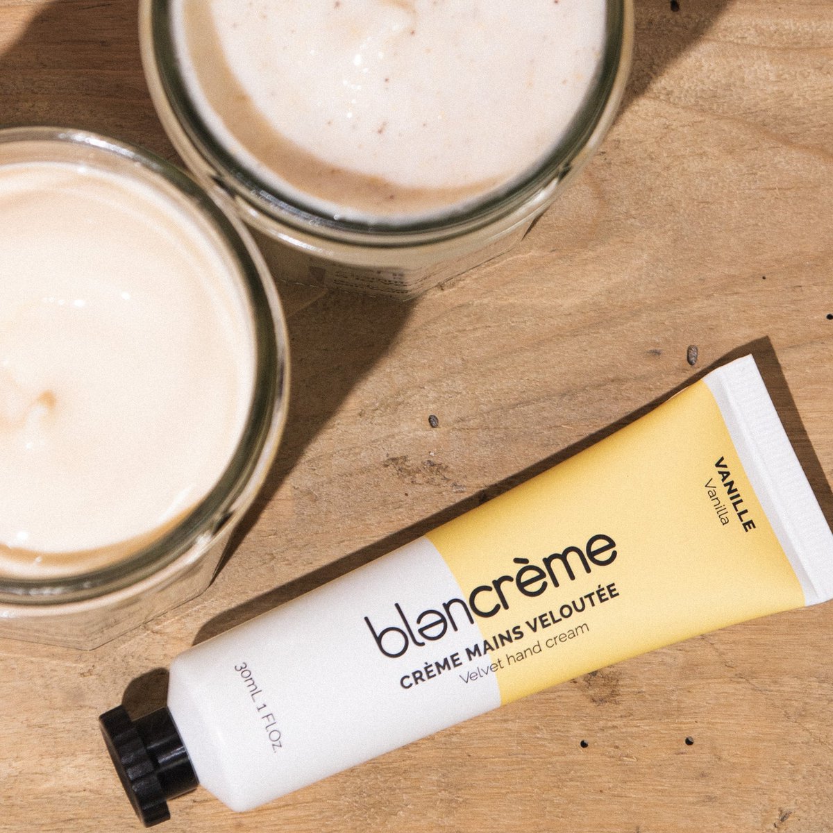 Vanille fluweelachtige handcrème