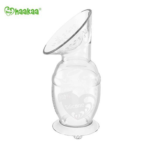 Haakaa 100% Natural Silicone Milk Collector 150ml + Gray Lid
