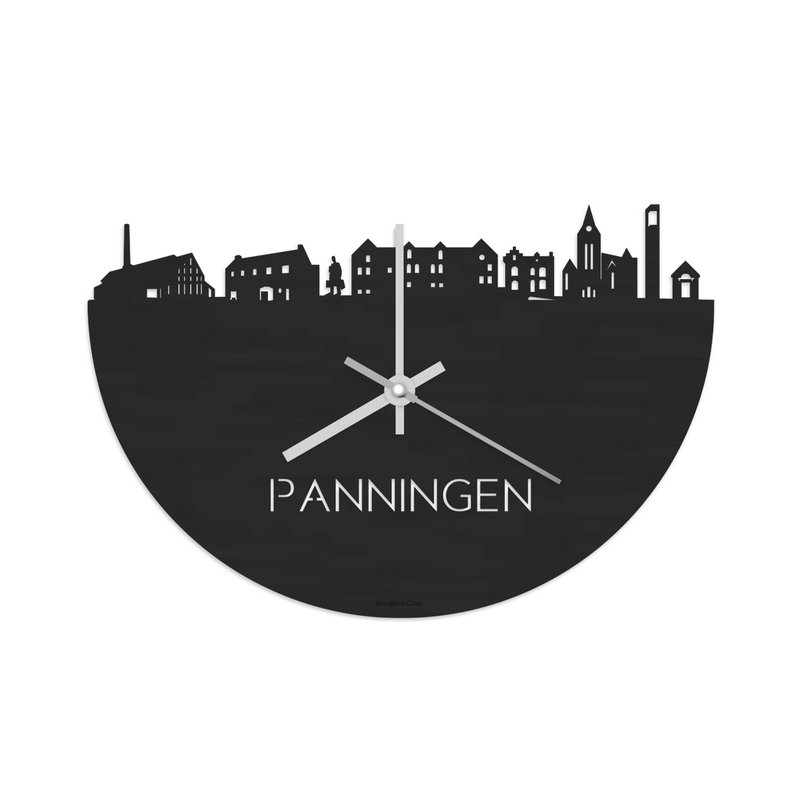 Orologio Skyline Panningen nero