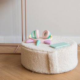 Fluffy Marshmallow - Teddy Pouf