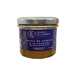 Biologische lavendel appel confit