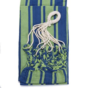 Woven cotton hammock for one person - model n°4