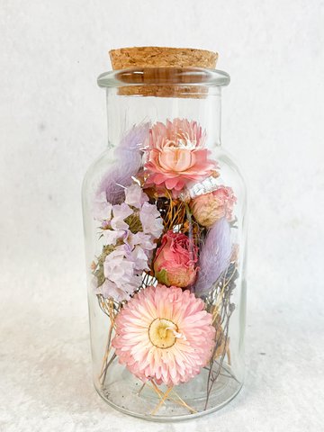 Glass bottle, various color options
