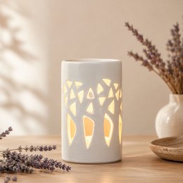Bruciaprofumi – Foresta Bianca – Candeliere Aromaterapia – Fondenti, Cere Profumate – Profumi Ambiente – Idea Regalo