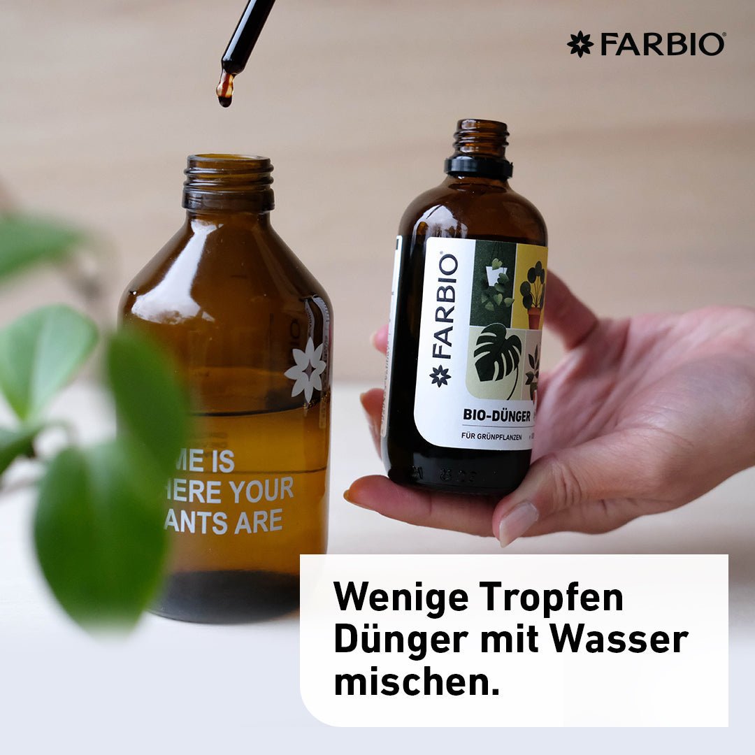 FARBIO® organic liquid fertilizer for green plants | Important nutrients for your plants