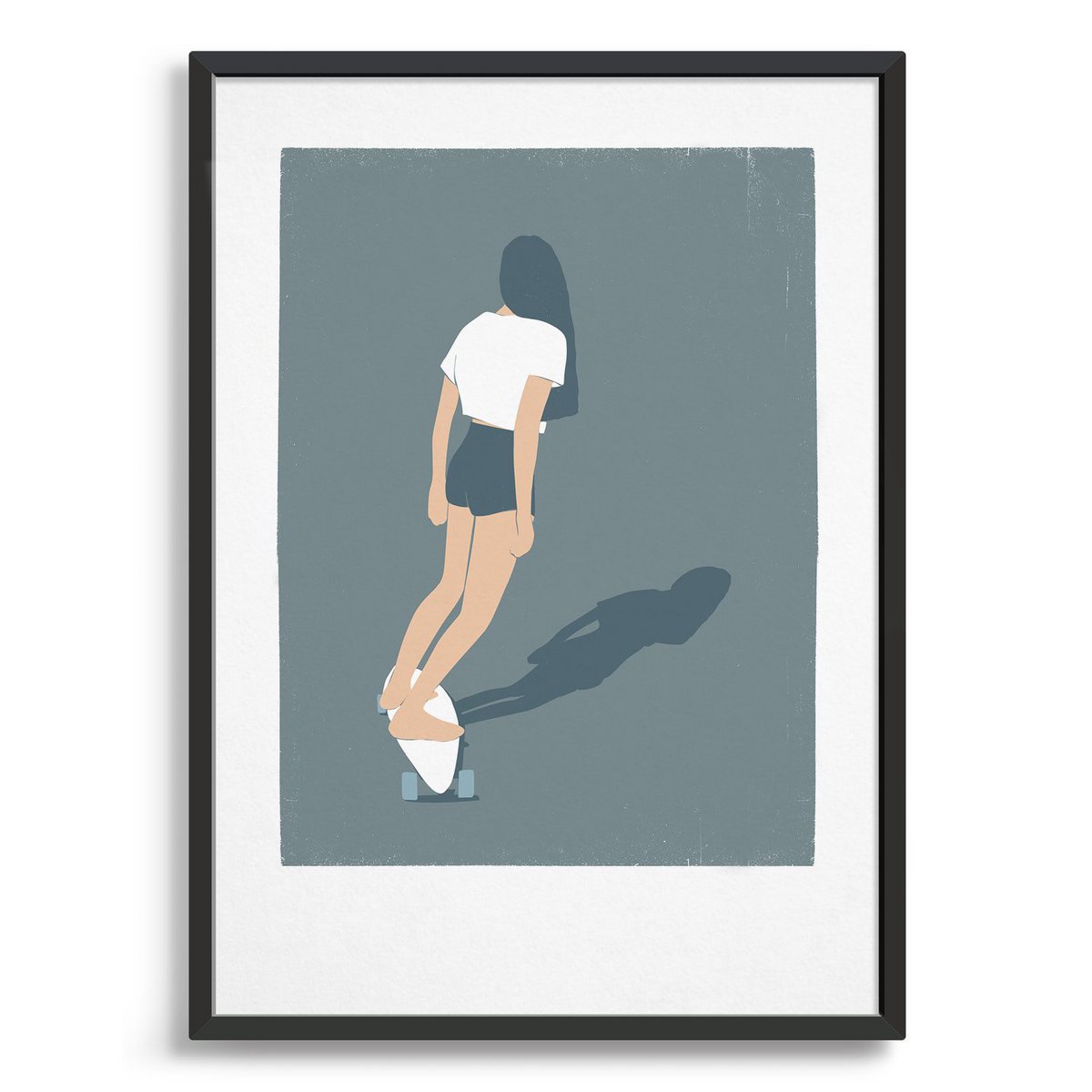 Fille de planche à roulettes II