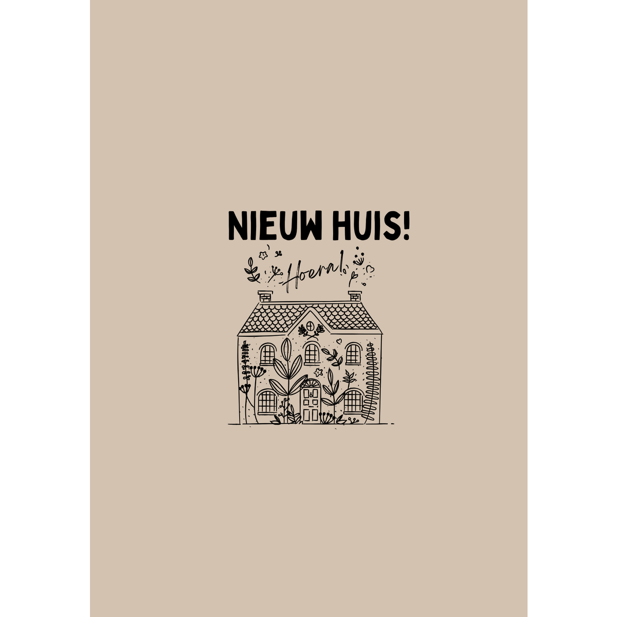 Berichtje in een sfeerlichtje - Nieuw huis