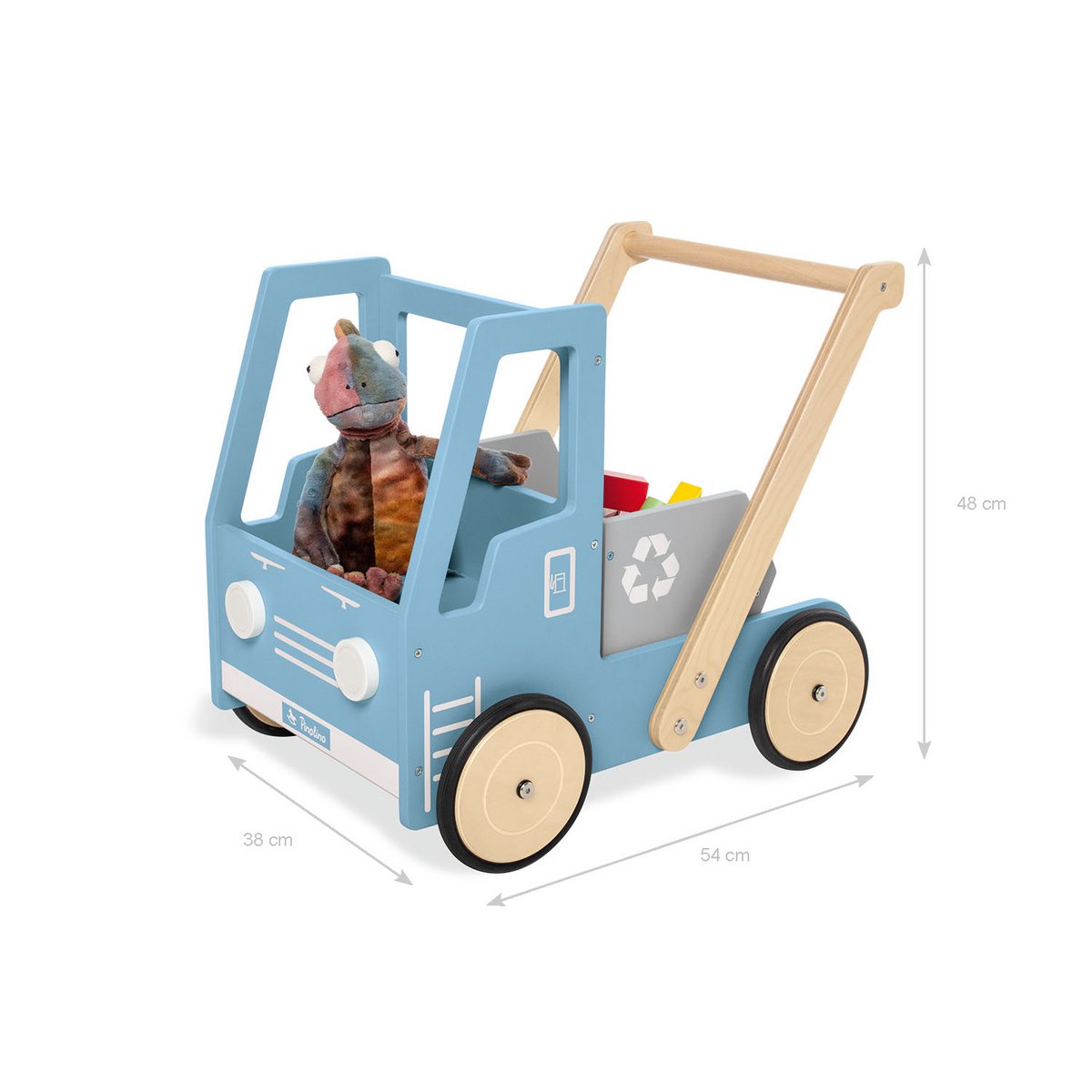 Learning Walker „Kipplaster Fred”, blue