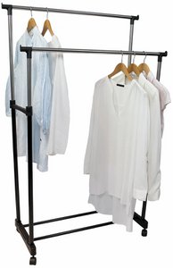 Doppelter Kleiderständer 145x43x160cm