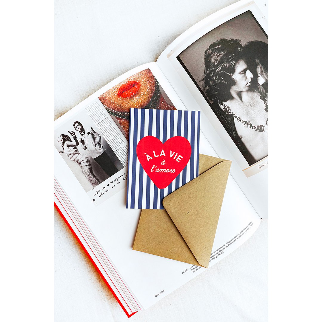Coeur carte à la Life à l'amore