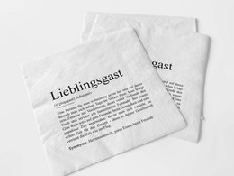Napkin "Favorite Guest" Definition