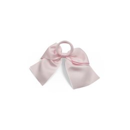 Fiocco per capelli con elastico in caucciù acrilico - Nastro in gros-grain - 11 x 9 cm - Rosa pastello