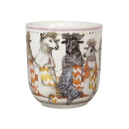 Social Knitworking Porcelain Mug